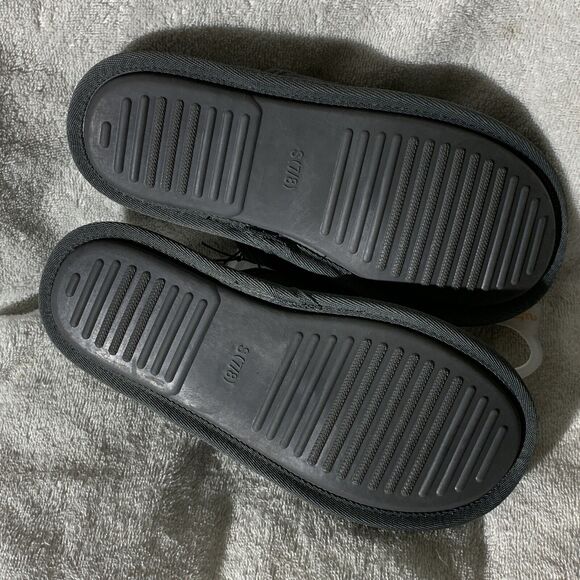 Goodfellow Mens Slippers Small 7/8 Gray Suede - Picture 3 of 6